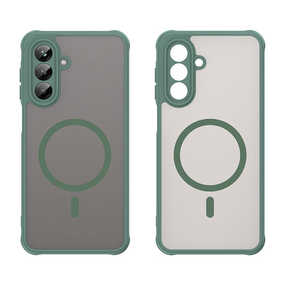 Custodia MagSafe per Samsung Galaxy A26 A266, Techsuit, HaloFrost II, Verde
