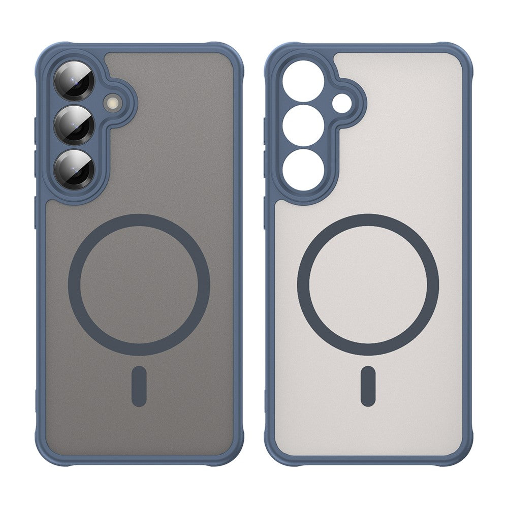 Custodia MagSafe per Samsung Galaxy A27 5G, Techsuit, HaloFrost II, Blu Navy
