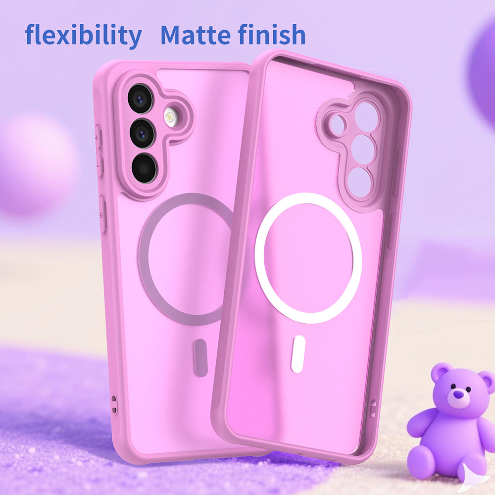 Custodia MagSafe per Samsung Galaxy A27 5G, Techsuit, HaloFrost II, Rosa