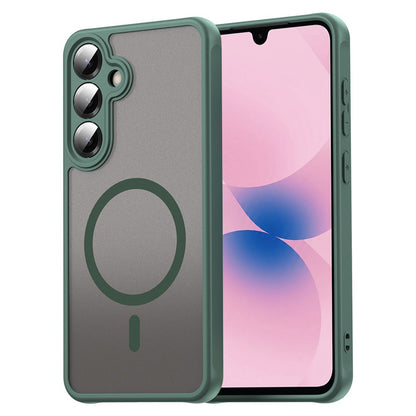 Custodia MagSafe per Samsung Galaxy A27 5G, Techsuit, HaloFrost II, Verde