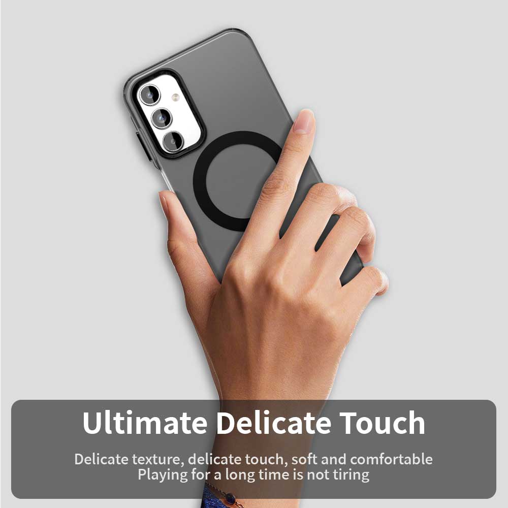 Custodia MagSafe per Samsung Galaxy A35 5G A356, Techsuit, CandyCase, Nera