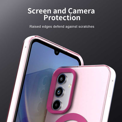 Custodia MagSafe per Samsung Galaxy A35 5G A356, Techsuit, CandyCase, Rosa