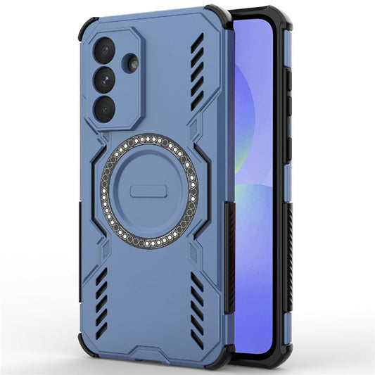 Custodia MagSafe per Samsung Galaxy A36 A366, Techsuit, ArmorMag, Blu