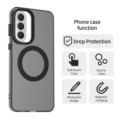 Custodia MagSafe per Samsung Galaxy A37 5G, Techsuit, CandyCase, Nera