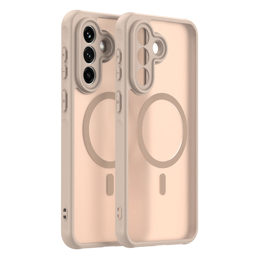 Custodia MagSafe per Samsung Galaxy A37 5G, Techsuit, HaloFrost II, Dorata