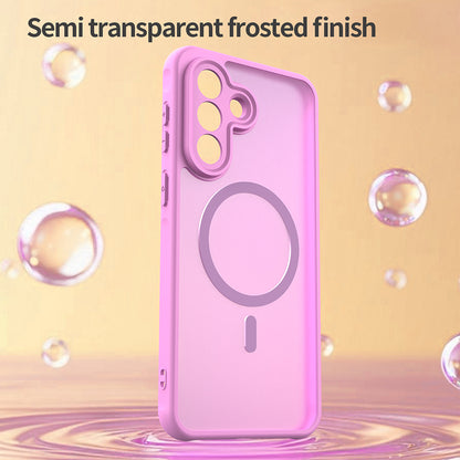 Custodia MagSafe per Samsung Galaxy A37 5G, Techsuit, HaloFrost II, Rosa