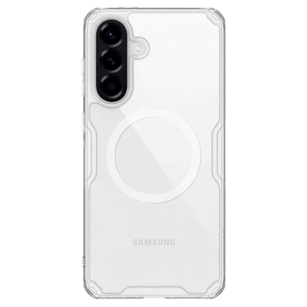 Custodia MagSafe per Samsung Galaxy A56 A566, Nillkin, Nature Pro, Bianca