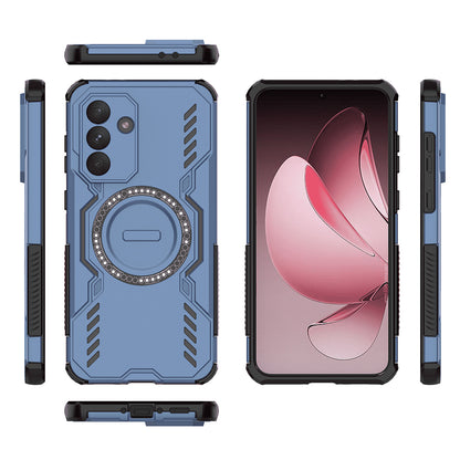 Custodia MagSafe per Samsung Galaxy A56 A566, Techsuit, ArmorMag, Blu