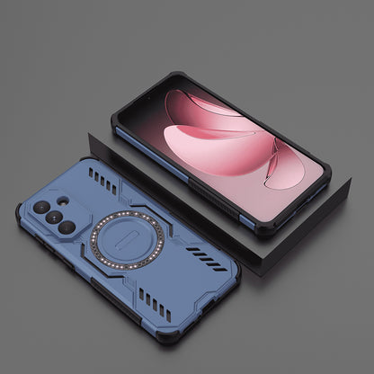 Custodia MagSafe per Samsung Galaxy A56 A566, Techsuit, ArmorMag, Blu