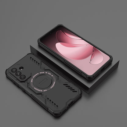 Custodia MagSafe per Samsung Galaxy A56 A566, Techsuit, ArmorMag, Nera