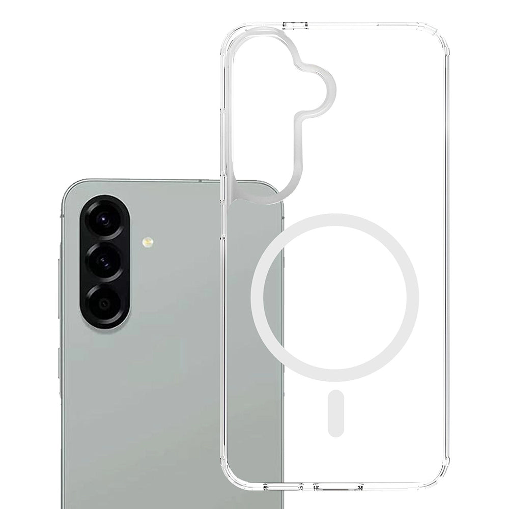 Custodia MagSafe per Samsung Galaxy A57 5G, 3MK, Armor MagCase, Trasparente