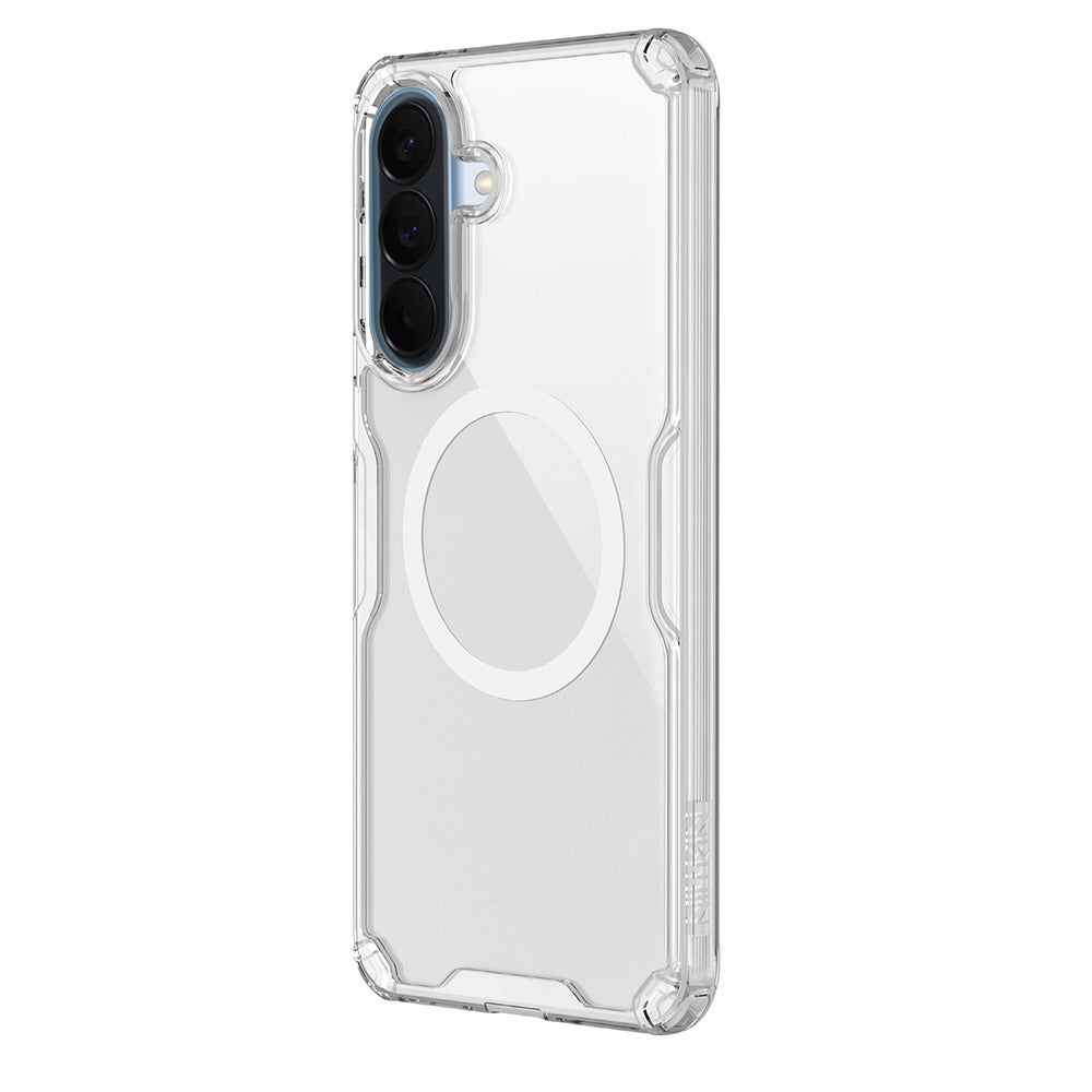 Custodia MagSafe per Samsung Galaxy A57 5G, Nillkin, Nature Pro, Bianca