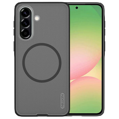 Custodia MagSafe per Samsung Galaxy A57 5G, Nillkin, Super Shield Pro, Nera Trasparente Satinata