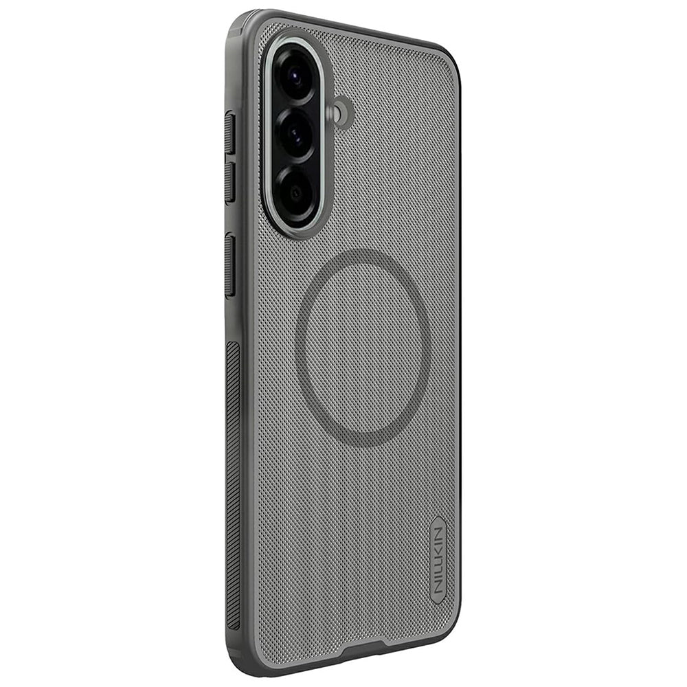 Custodia MagSafe per Samsung Galaxy A57 5G, Nillkin, Super Shield Pro, Nera Trasparente Satinata