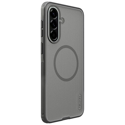 Custodia MagSafe per Samsung Galaxy A57 5G, Nillkin, Super Shield Pro, Nera Trasparente Satinata
