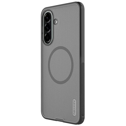 Custodia MagSafe per Samsung Galaxy A57 5G, Nillkin, Super Shield Pro, Nera Trasparente Satinata