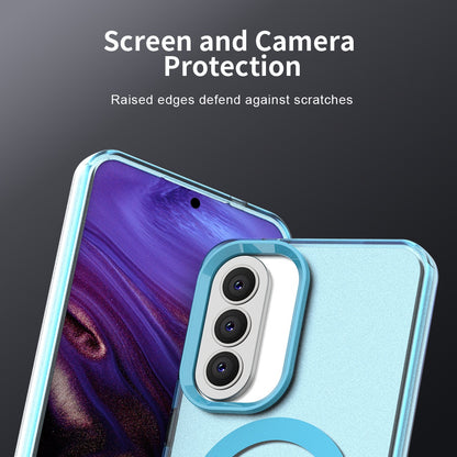 Custodia MagSafe per Samsung Galaxy A57 5G, Techsuit, CandyCase, Blu