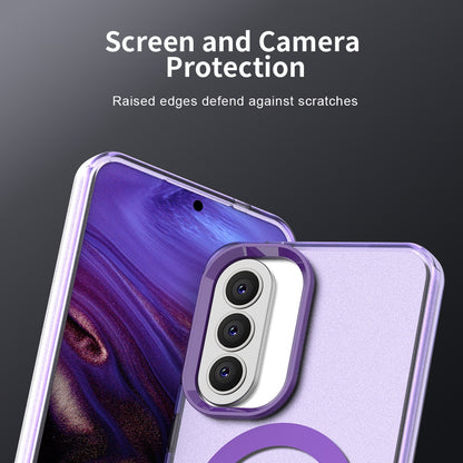 Custodia MagSafe per Samsung Galaxy A57 5G, Techsuit, CandyCase, Viola