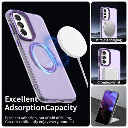 Custodia MagSafe per Samsung Galaxy A57 5G, Techsuit, CandyCase, Viola