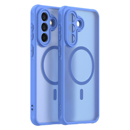 Custodia MagSafe per Samsung Galaxy A57 5G, Techsuit, HaloFrost II, Blu