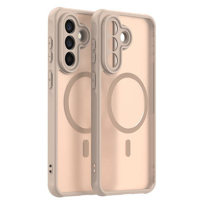 Custodia MagSafe per Samsung Galaxy A57 5G, Techsuit, HaloFrost II, Dorata