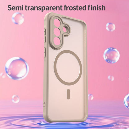 Custodia MagSafe per Samsung Galaxy A57 5G, Techsuit, HaloFrost II, Dorata