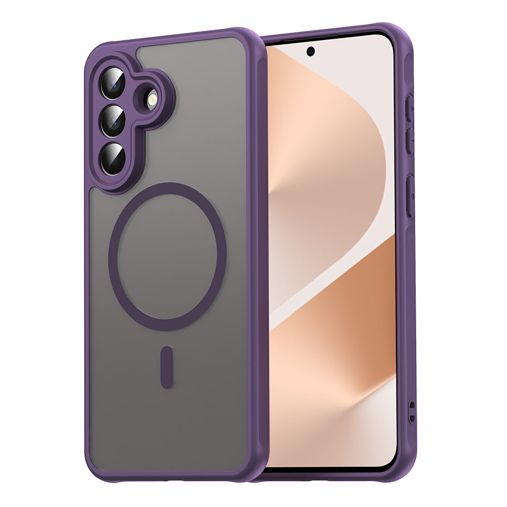 Custodia MagSafe per Samsung Galaxy A57 5G, Techsuit, HaloFrost II, Viola