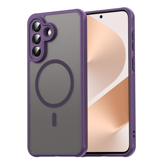 Custodia MagSafe per Samsung Galaxy A57 5G, Techsuit, HaloFrost II, Viola