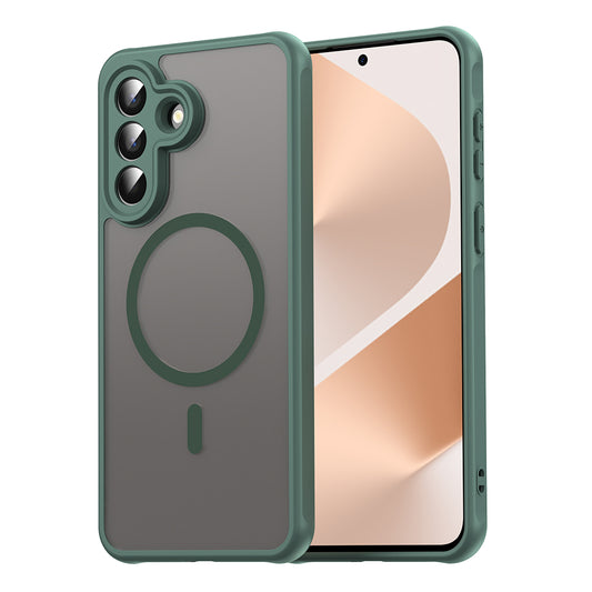 Custodia MagSafe per Samsung Galaxy A57 5G, Techsuit, HaloFrost II, Verde