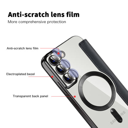 Custodia MagSafe per Samsung Galaxy S22+ 5G S906, Techsuit, SmartMag Book, Nera