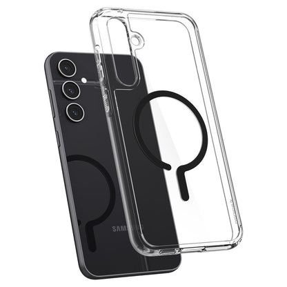 Custodia MagSafe per Samsung Galaxy S23 FE S711, Spigen, Ultra Hybrid OneTap Ring, Trasparente