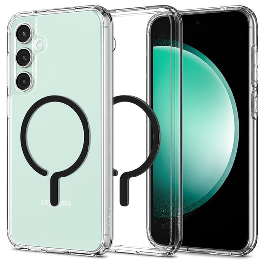 Custodia MagSafe per Samsung Galaxy S23 FE S711, Spigen, Ultra Hybrid OneTap Ring, Trasparente
