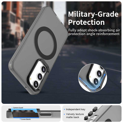 Custodia MagSafe per Samsung Galaxy S23+ S916, Techsuit, CandyCase, Nera
