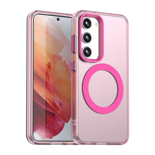 Custodia MagSafe per Samsung Galaxy S23+ S916, Techsuit, CandyCase, Rosa