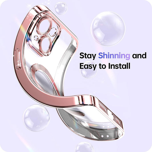 Custodia MagSafe per Samsung Galaxy S23+ S916, Techsuit, Luxury Glitter, Verde Chiaro