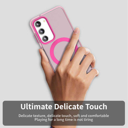 Custodia MagSafe per Samsung Galaxy S23 S911, Techsuit, CandyCase, Rosa