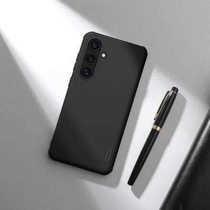 Custodia MagSafe per Samsung Galaxy S24 FE S721, Nillkin, Super Shield Pro, Nera Satinata