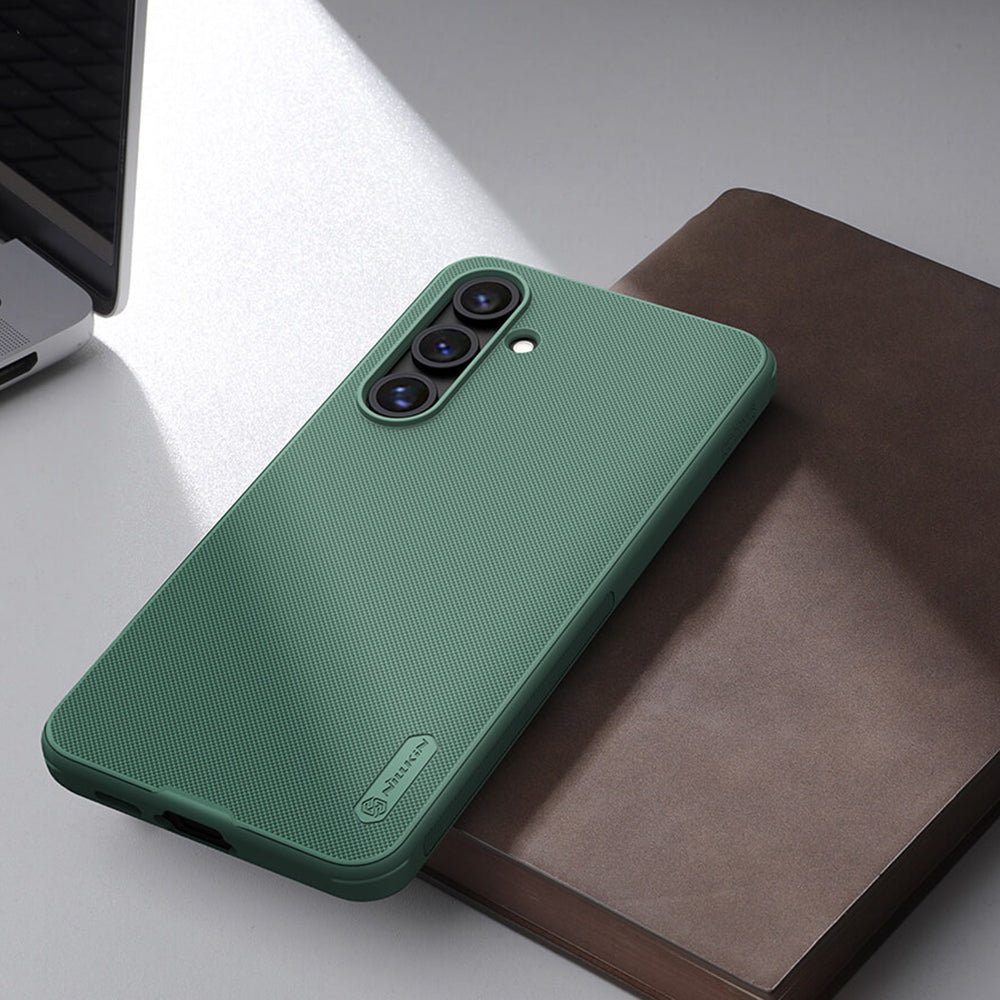 Custodia MagSafe per Samsung Galaxy S24 FE S721, Nillkin, Super Shield Pro, Nera Satinata