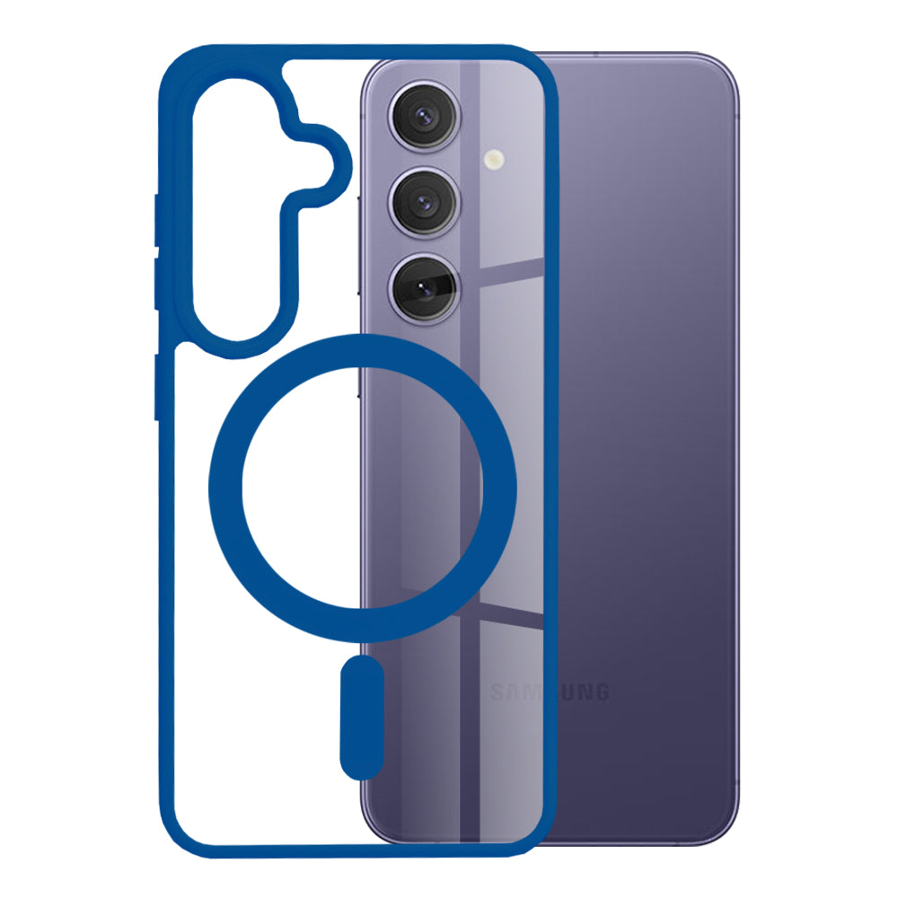 Custodia MagSafe per Samsung Galaxy S24+ S926, Techsuit, Pro, Blu