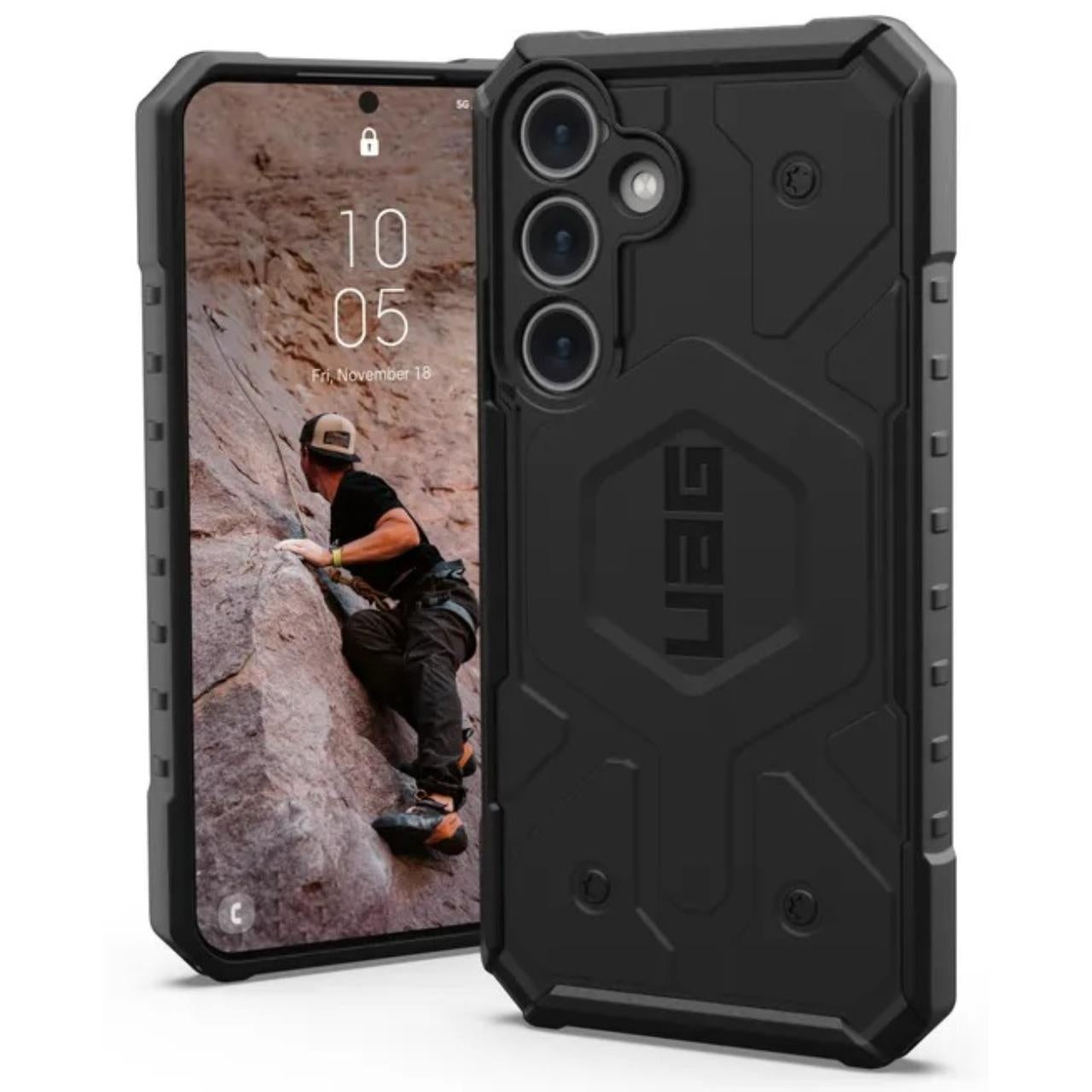 Custodia MagSafe per Samsung Galaxy S24 S921, Urban Armor Gear, Pathfinder, Nera