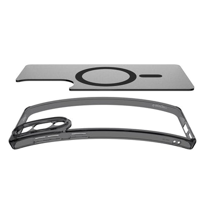 Custodia MagSafe per Samsung Galaxy S25 Edge S937, Spigen, Ultra Hybrid, Nera Satinata ACS09419