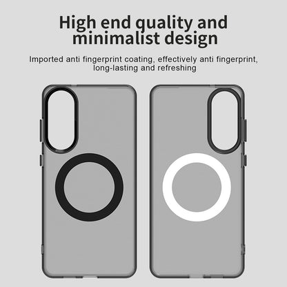 Custodia MagSafe per Samsung Galaxy S25 Edge S937, Techsuit, CandyCase, Nera