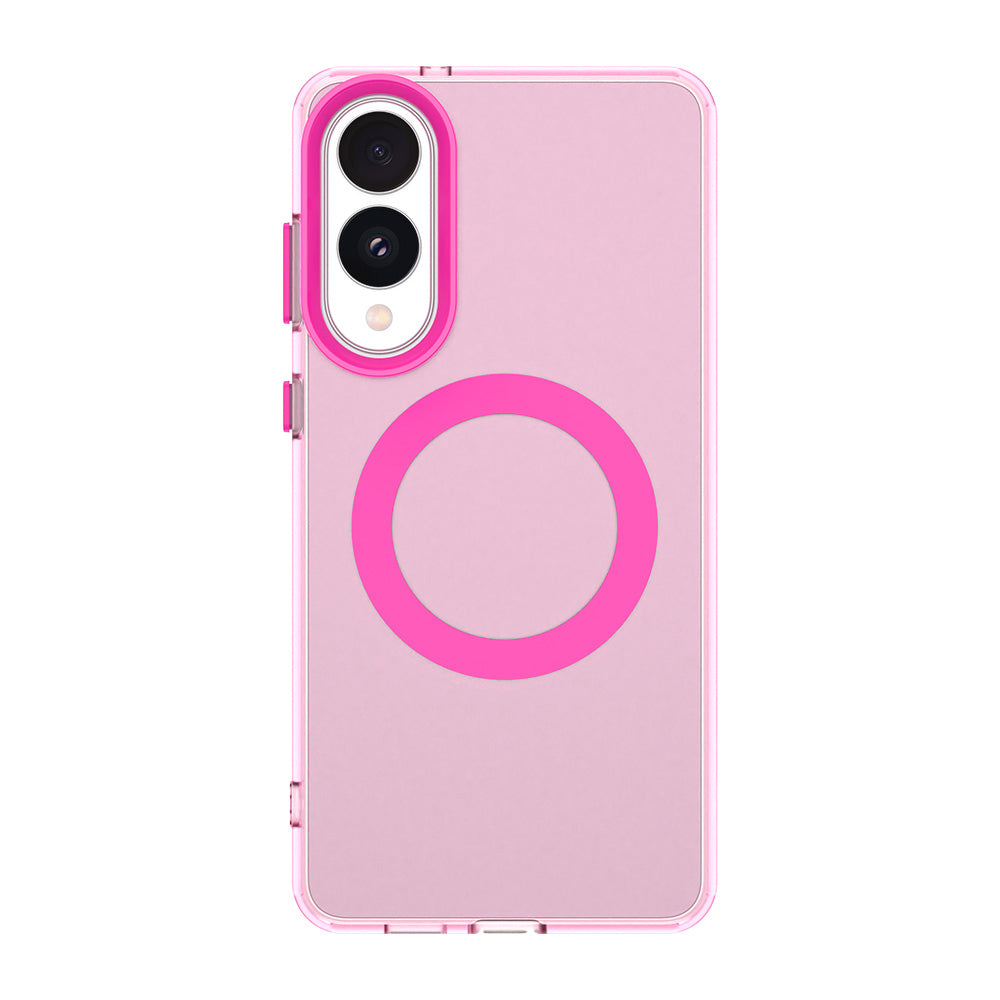 MagSafe Case for Samsung Galaxy S25 Edge S937, Techsuit, CandyCase, Pink