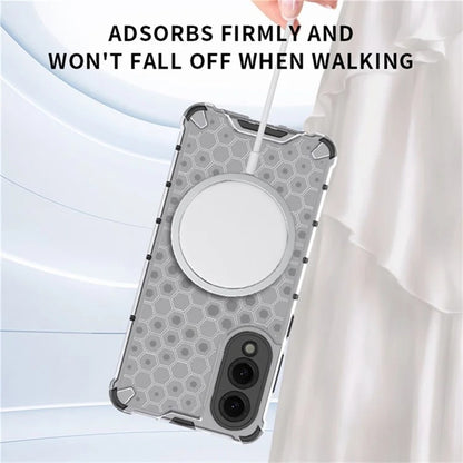 Custodia MagSafe per Samsung Galaxy S25 Edge S937, Techsuit, HoneyComb Shield, Nera
