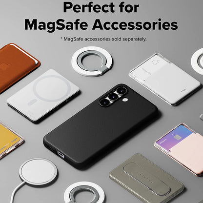Custodia MagSafe per Samsung Galaxy S25 FE, Ringke, Onyx, Nera