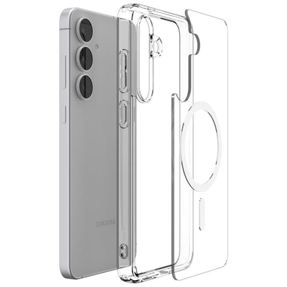 Custodia MagSafe per Samsung Galaxy S25 FE, Spigen, Ultra Hybrid, Bianca ACS10027
