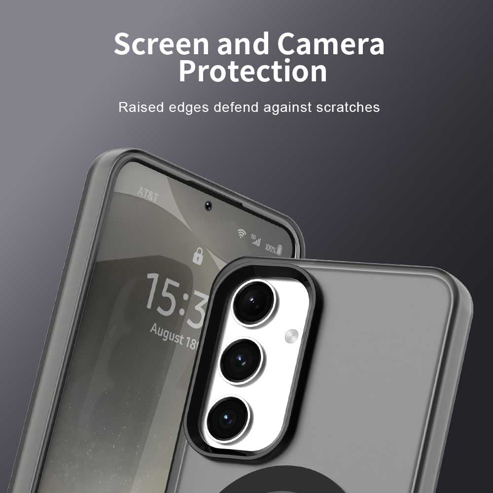 Custodia MagSafe per Samsung Galaxy S25+ S936 / S24+ S926, Techsuit, CandyCase, Nera