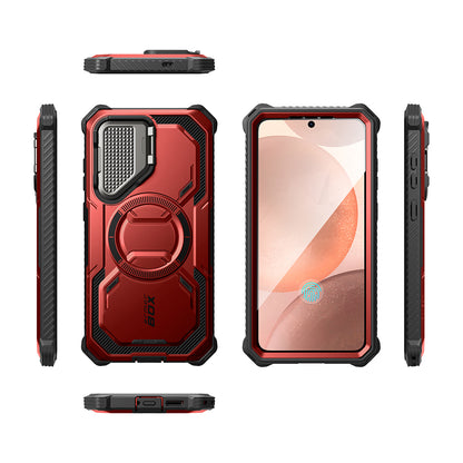 Custodia MagSafe per Samsung Galaxy S25 S931, i-Blason, ArmorBox, Rossa