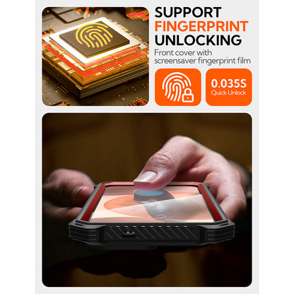 Custodia MagSafe per Samsung Galaxy S25 S931, i-Blason, ArmorBox, Rossa