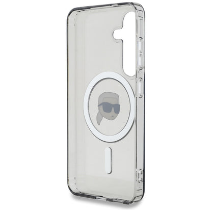 Custodia MagSafe per Samsung Galaxy S25 S931, Karl Lagerfeld, IML Karl's Head, Nera
